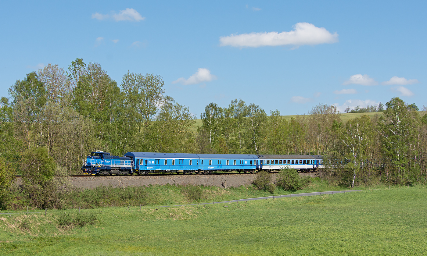 Special train from Olomouc to Bílý kámen